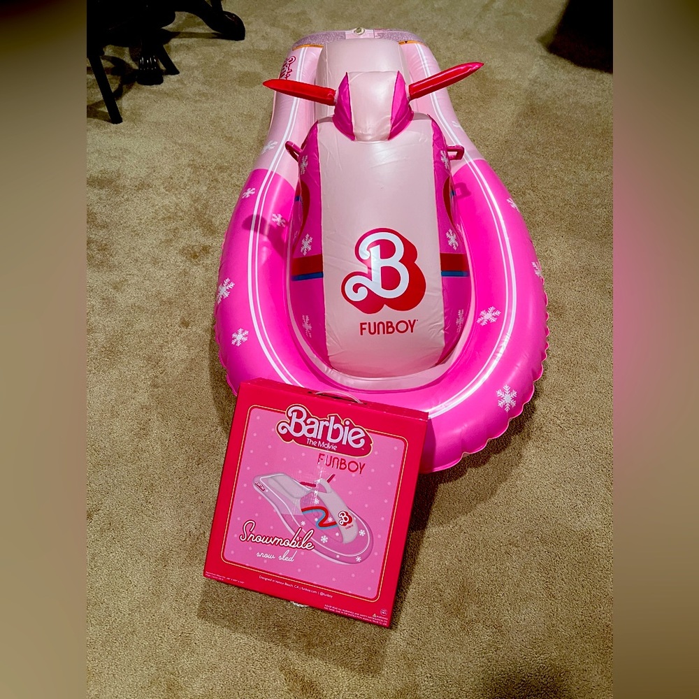 Fun Boy Barbie Snow Sled  for Children and Adults (New)